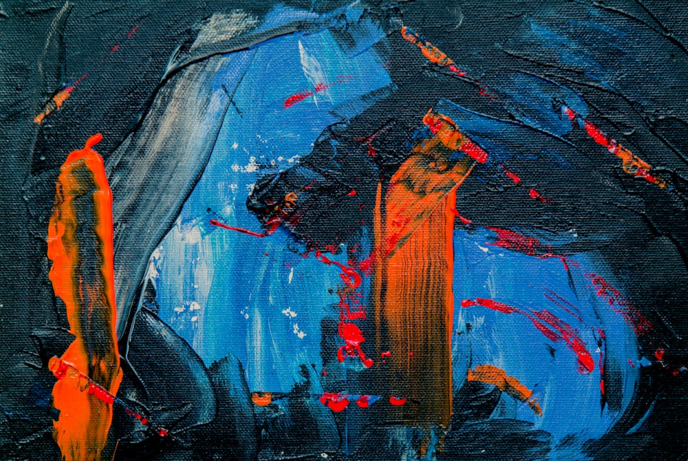 Modern gestural artwork
